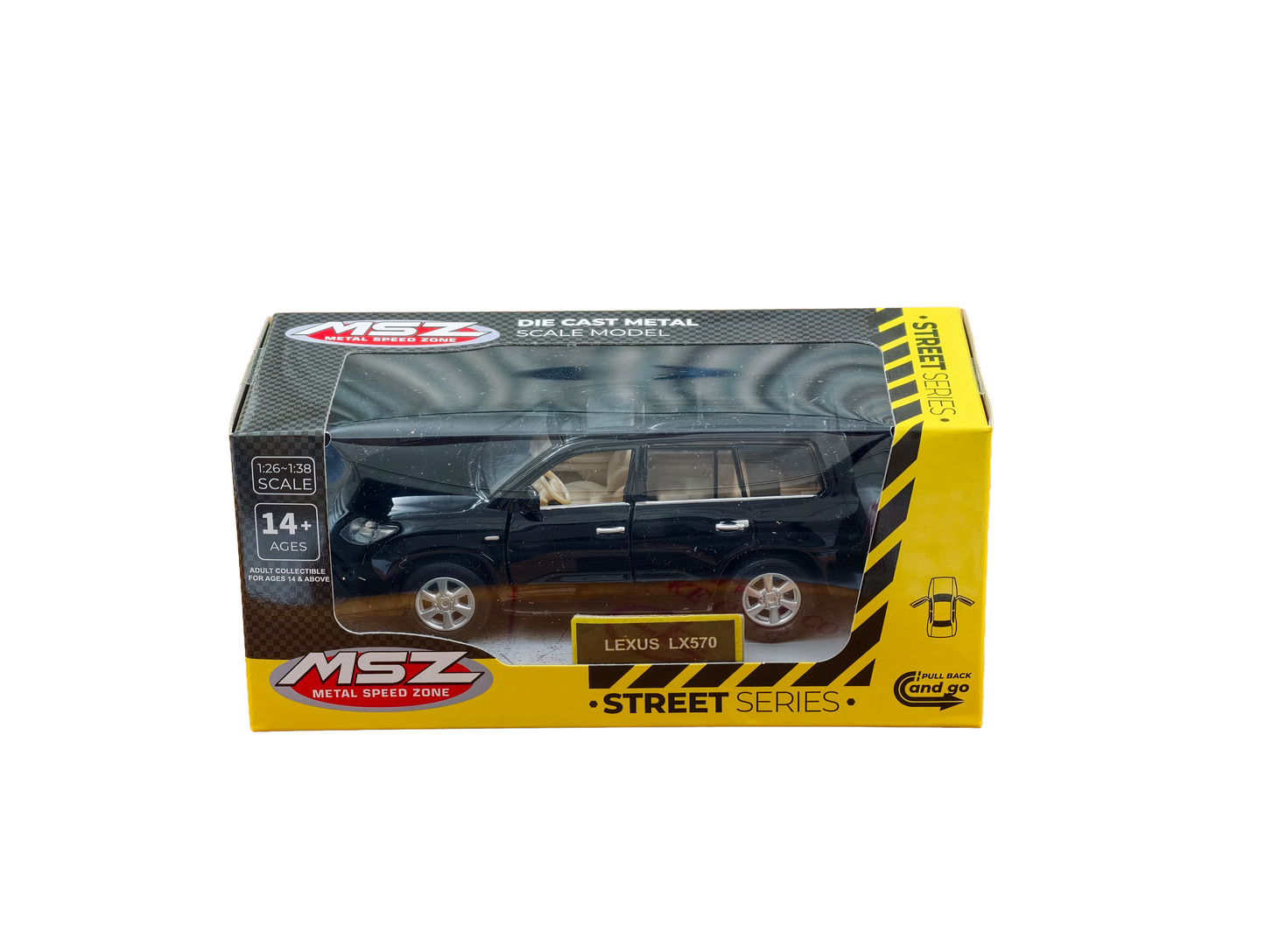 Lexus LX570 Black 1:32 MSZ