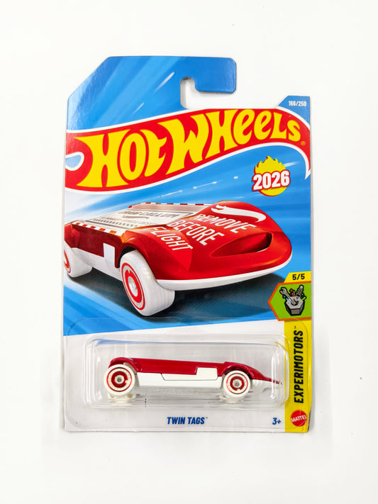 Twin Tags Red-White