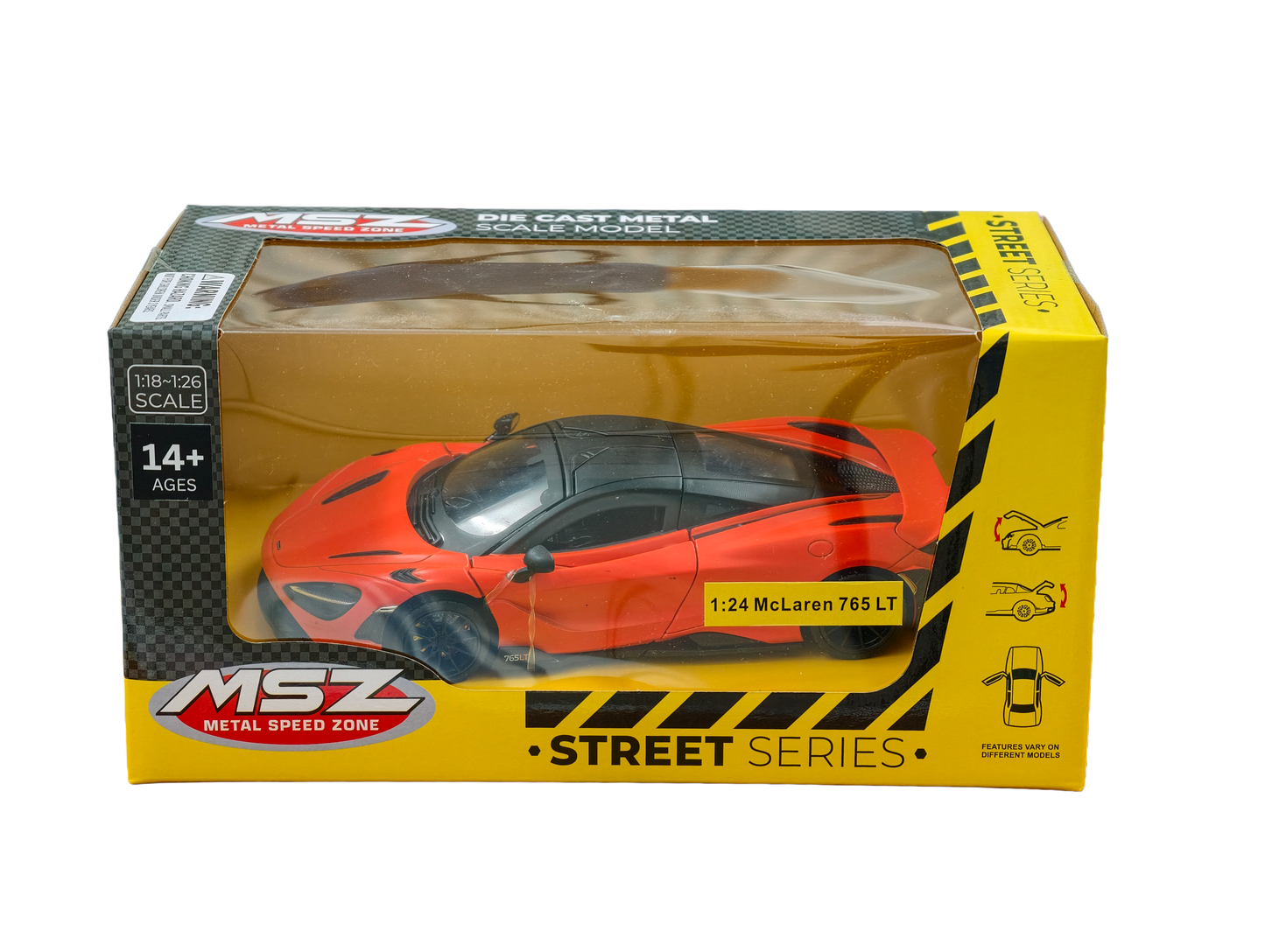 McLaren 765 LT Orange 1:24 MSZ