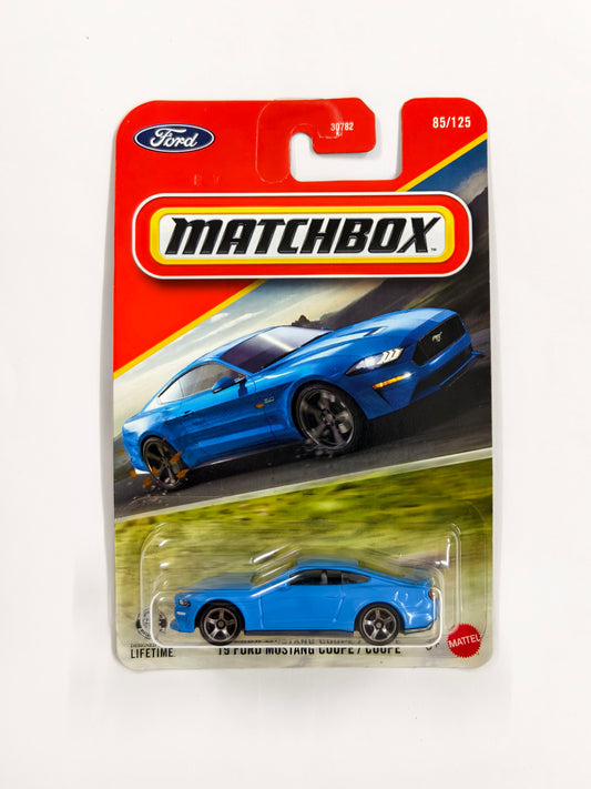 19 Ford Mustang Coupe Blue