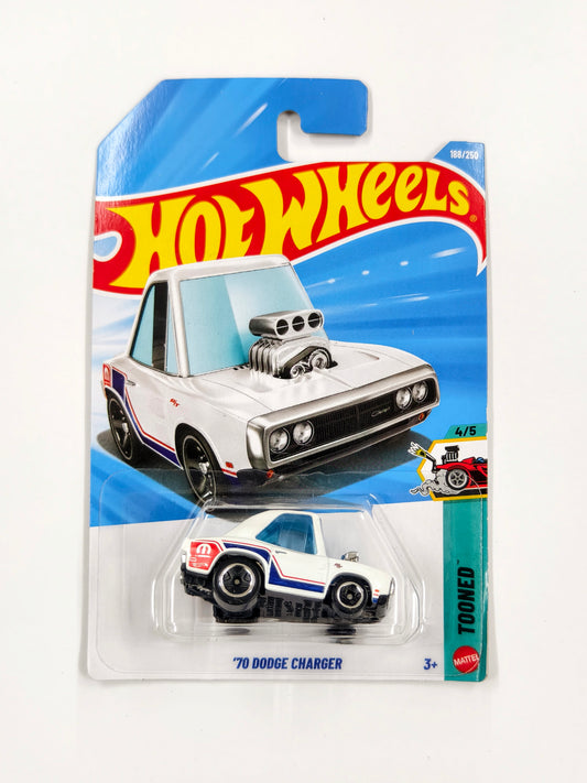 70 Dodge Charger Tooned White