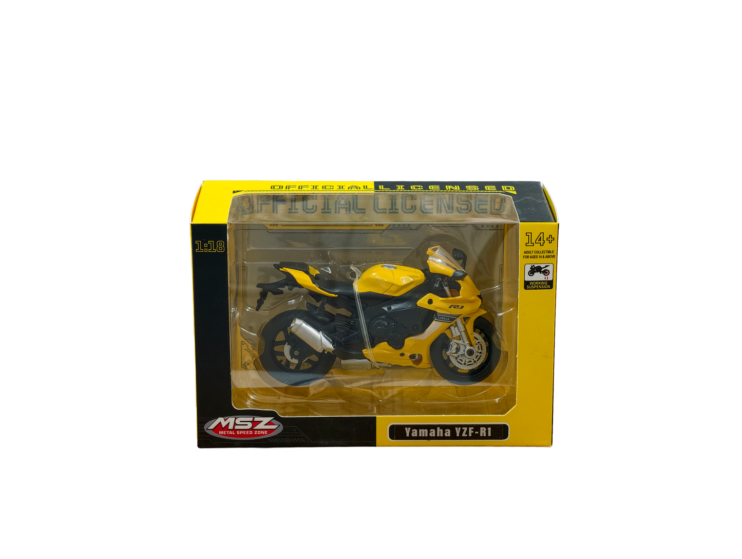 Yamaha YZF-R1 Yellow 1:18 MSZ
