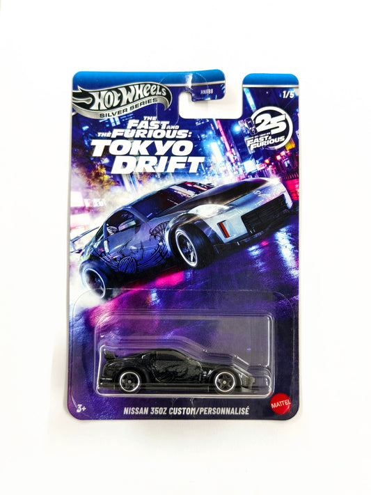 Nissan 350Z Custom Metallic Black Fast & Furious Tokyo Drift Silver Series