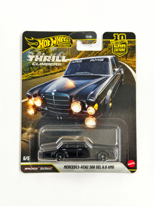 Mercedes-Benz 300 SEL6.8 AMG Black Car Culture Thrill Climbers