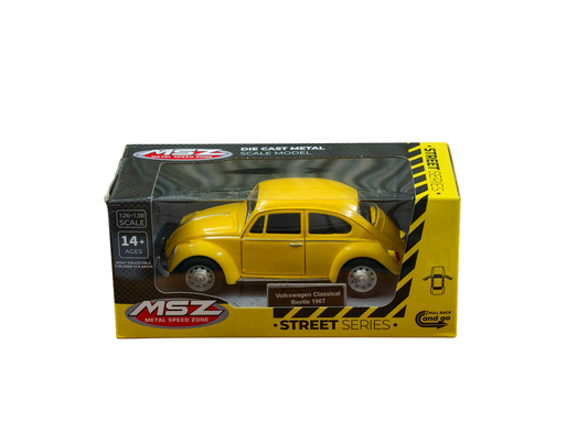 Volkswagen Classical Beetle 1967 Yellow 1:32 MSZ